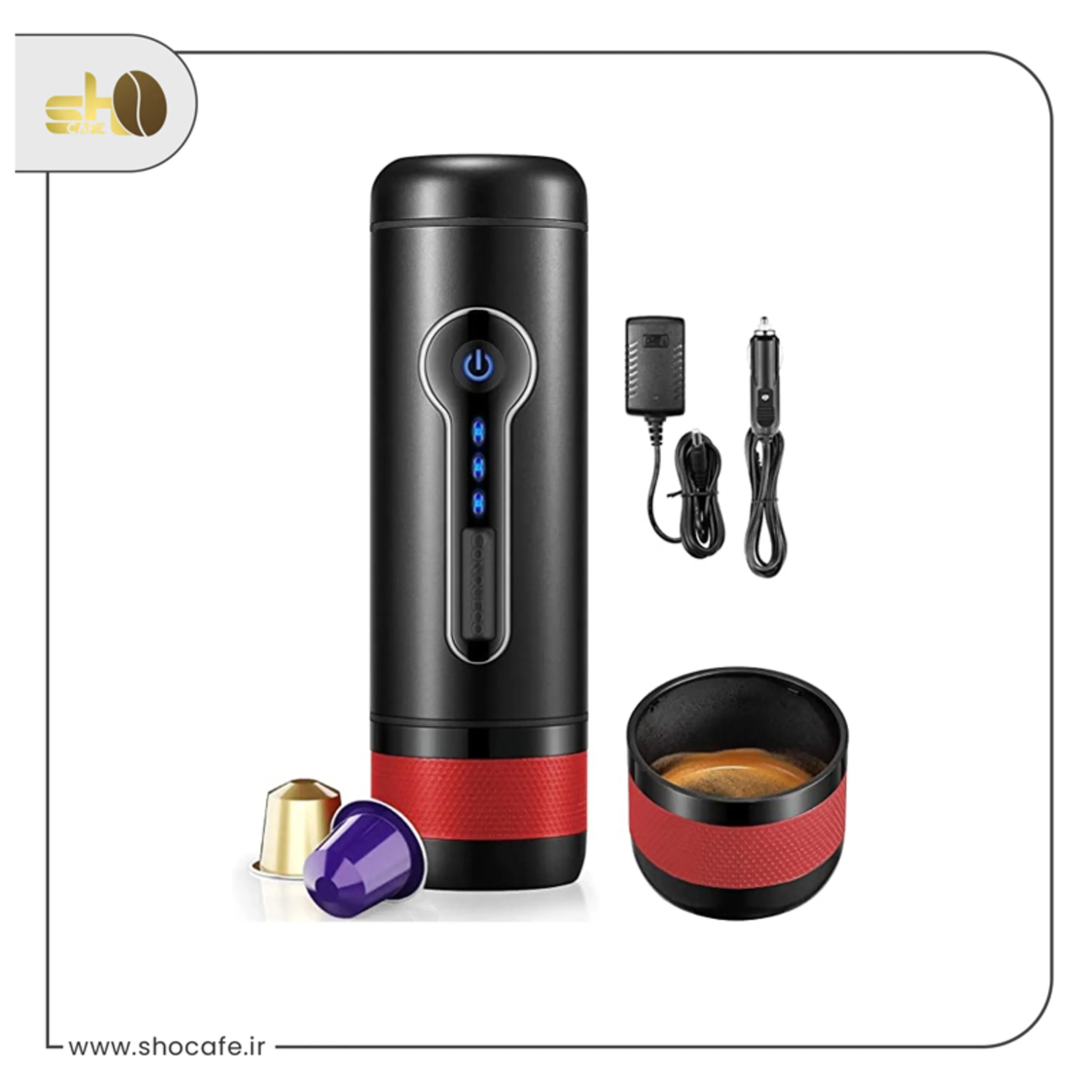 اسپرسوساز همراه کانکوئکو مدل co-cp010-باوزن یک کیلوگرم اسپرسوساز همراه کانکوئکو مدل co-cp010-فشار 15 بار